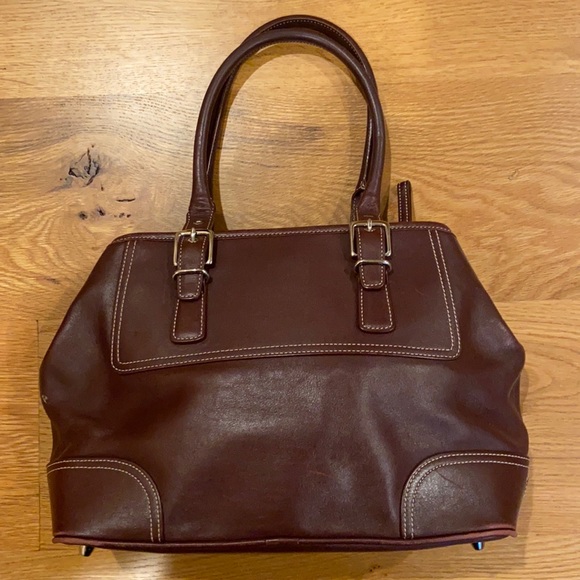 Brown Leather Coach Bag - Picture 3 of 10